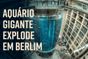 AquaDom: Maior aquário cilíndrico estoura em Berlim
